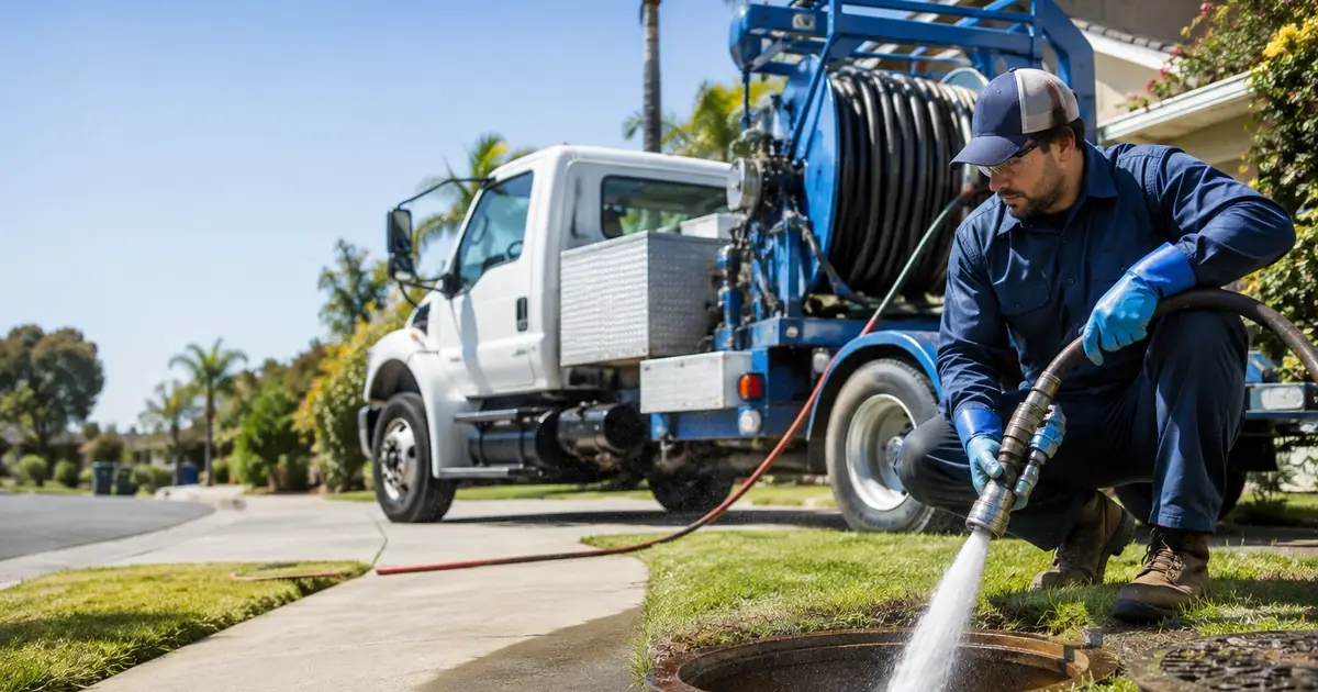 Hydro jet sewer cleaning Diablo
