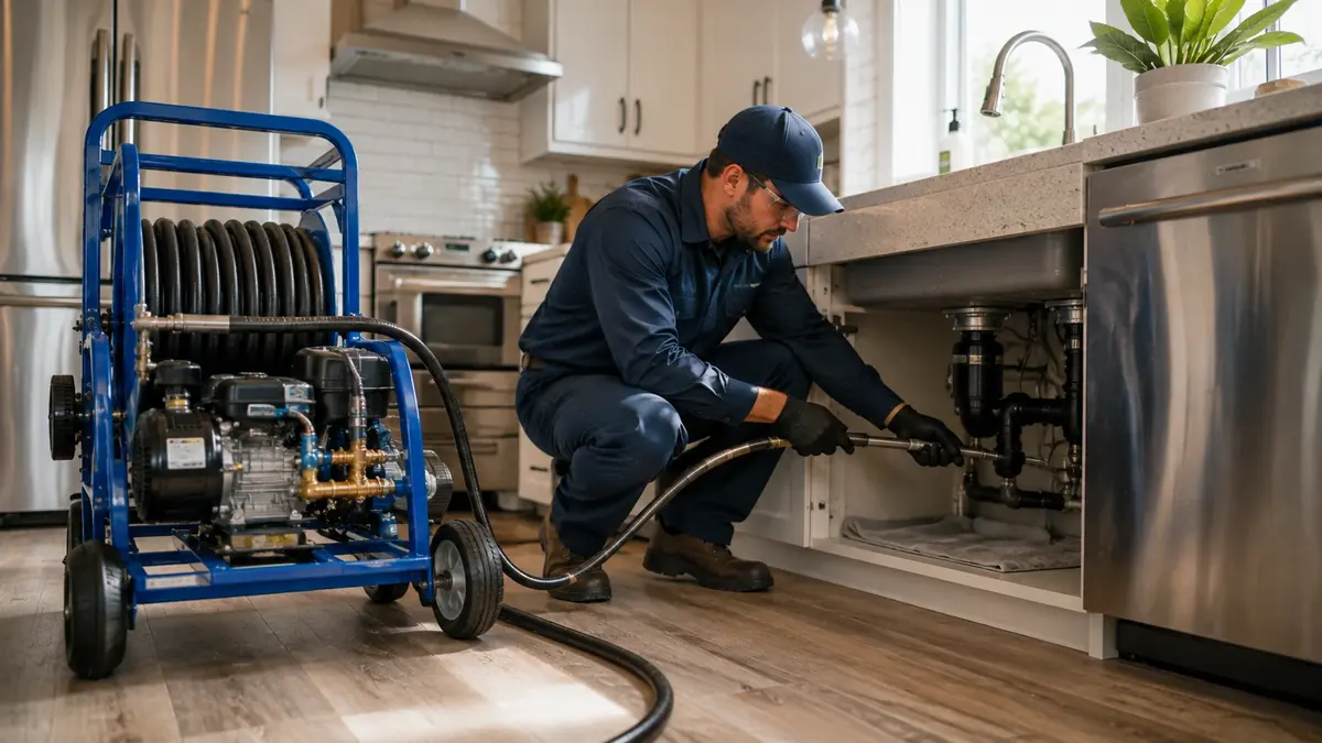 Kitchen Drain Hydro Jetting in Diablo
