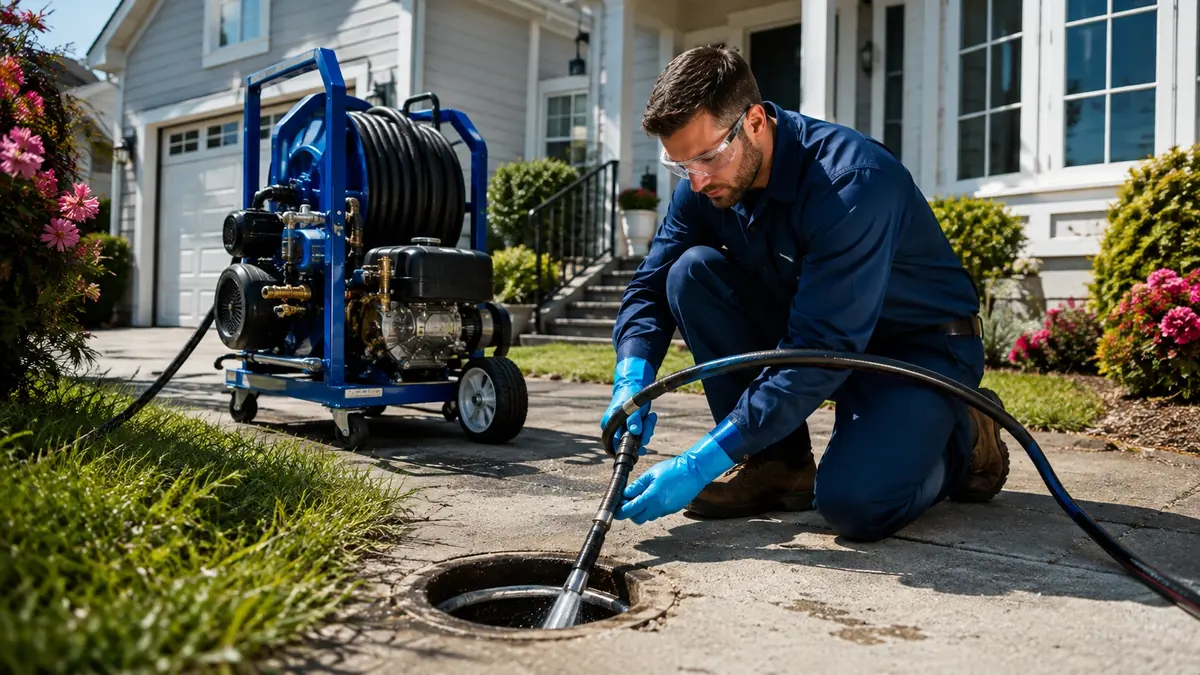Residential Hydro Jet Drain Cleaning in Diablo